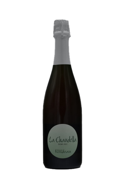 Bouteille de La Chandella, pétillant rosé demi-sec du Domaine Rondeau