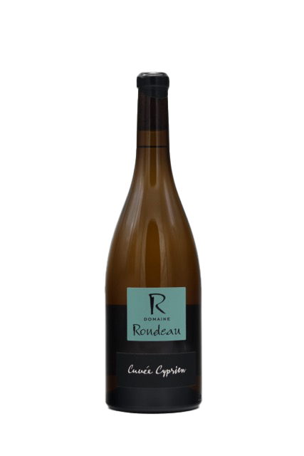 Bouteille de Cuvée Cyprien, chardonnay élevé en fût du Domaine Rondeau